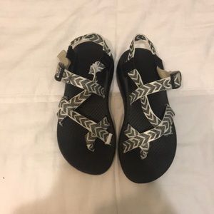 Chaco sandals Black/White size 8